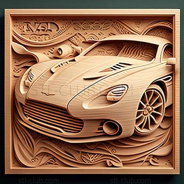 3D модель Aston Martin DB AR1 (STL)